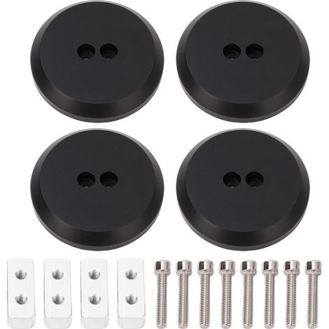 Adaptateur de coussinet de prise Jack adapté pour C5 C6 C7 C8 964 993 996 997 944 911 1997-2024, alliage d'aluminium automobile 4 pièces (1/5)