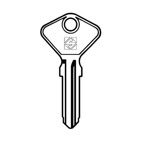 CHIAVE AUTO SAFE GIOBERT AF4C SILCA - ACCIAIO NICHELATO- 10 pezzi