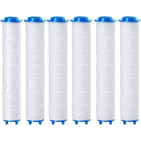 filtri sostituibili per soffione doccia da 9,5 x 2 cm, filtro per soffione doccia rimovibile, osmosi inversa, filtrazione di cloro, fluoro e particelle (9,5 x 2 cm) (1/4)