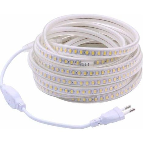 Professioneller LED-Streifen, 120 LEDs/m – 5 Meter, warmweiß – spritzwassergeschützt (IP65) – 840 Lumen/m – dimmbar (1/5)