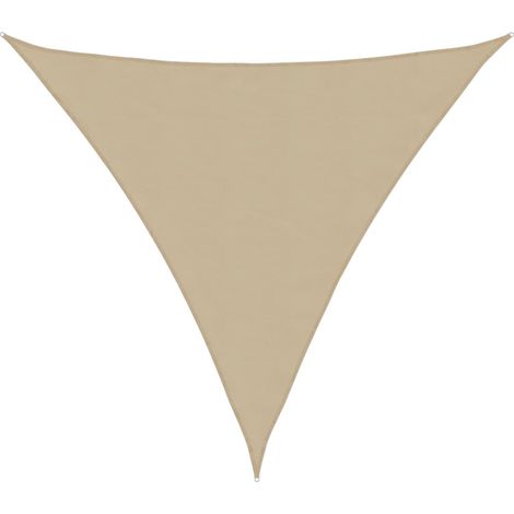 Voile d'ombrage  Voile de parasol beige 2x2x2 m 100 % polyester oxford