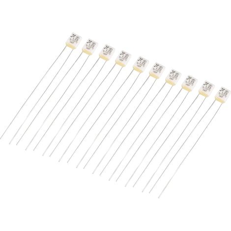Carte d'approvisionnement : 10 fusibles thermiques M33 pour moteur, 130 °C, 250 V, 2 A