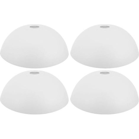 Lot de 4 abat-jour de rechange pour plafonniers, couvercle en plastique, pièce détachée pour lampe de chambre (1/5)
