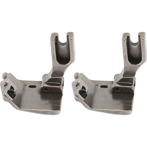 2 Pièces Pied Presseur Universel T9 en Acier Inoxydable - Installation Facile et Rapide pour Machines à Coudre Domestiques - Accessoire de Couture Polyvalent (1/5)