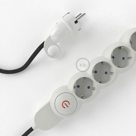 Multiprise Creative Cables m1t4b03rn03 3680 W câble lin naturel 3 m (1/3)