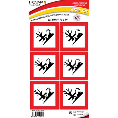 Pictogramme - Je pollue 80x80mm - 4241173