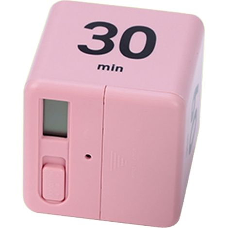 Cube Timer - Gravity Sensor Flip Timer - 15 20 30 60 Minutes - For Kids Study Cooking Exercise Games - 1 Unit (1/5)