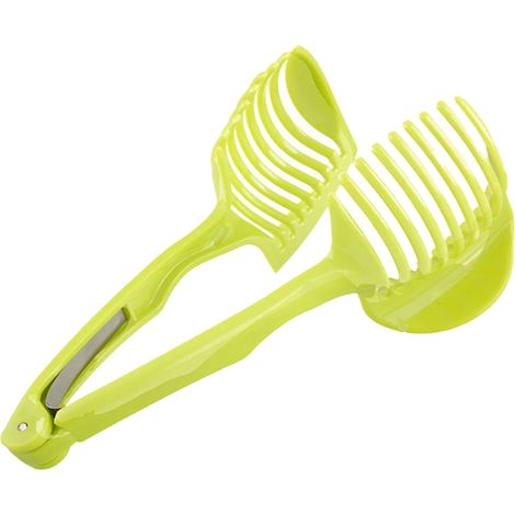 Supporto per pomodori, utensile manuale per affettare frutta e verdura rotonda, pinze da cucina. (1/5)