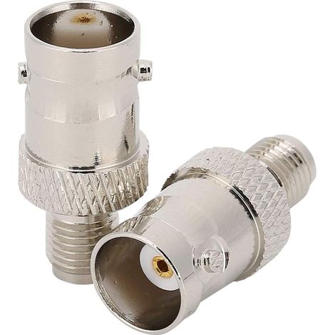 SMA to BNC to KK Adapter, Pack of 2, for WiFi Digital Communication Systems, Coaxial Cable with Brass-Plated Connector (1/5)