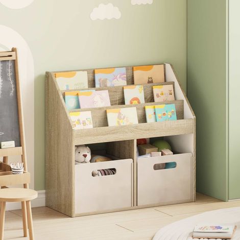 vidaXL Bibliothèque pour enfants Chêne Sonoma 72,5 x 29,5 x 69 cm