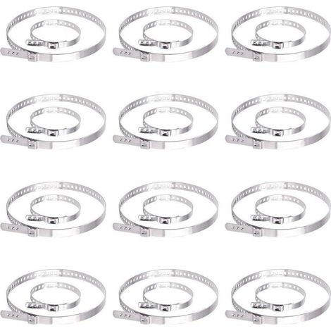 Kit 24 colliers de soufflet de cardan universels en acier inoxydable réglables (1/5)
