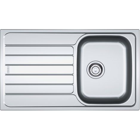Franke Spark SKX 611-86. Tipo di lavello: Lavello ad incasso, Forma del lavandino: Rettangolare, Materiale del lavandino: Acciaio inox. Larghezza: 860 mm, Profondità: 500 mm, Altezza... - 101.0714.037