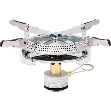 Réchaud de camping portable mini-pique-nique rond en alliage de titane pour extérieur (1/5)