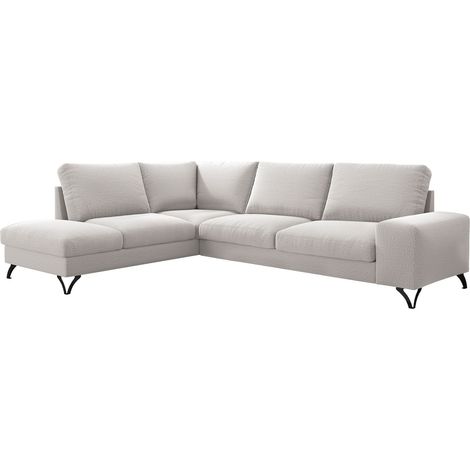 Sofá rinconero ComfiDream Lyrana II, Verita 80, Función de descanso, Almacenaje, 285x214x91cm, 0