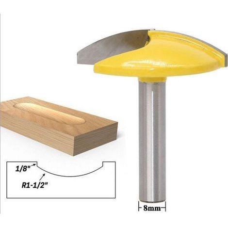 Gebogener und horizontaler Fräser mit 8-mm-Schaft, Hartmetall-Profilfräser – Professionelle Holzbearbeitungswerkzeuge (1/3)