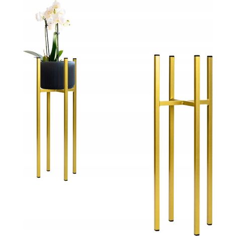 Blumenständer aus Metall, Gold, Loft Angers M MAX Blumentopf, 18,5 cm (1/5)