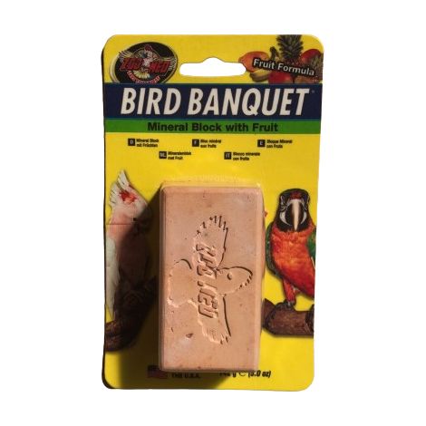 Bird Banquet Mineral Block Fruit 142gr: Bird Banquet Mineral Block Fruit