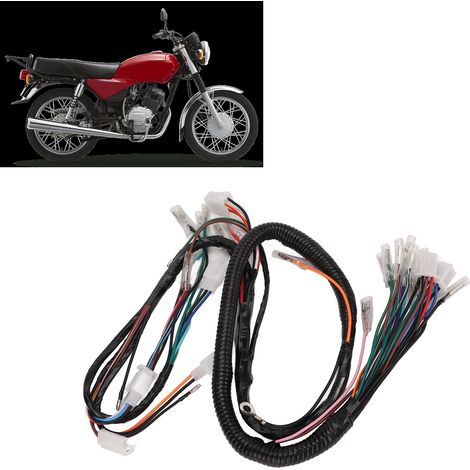 Le faisceau de câblage électrique complet du véhicule est compatible avec le Yamaha STX 125. (1/5)