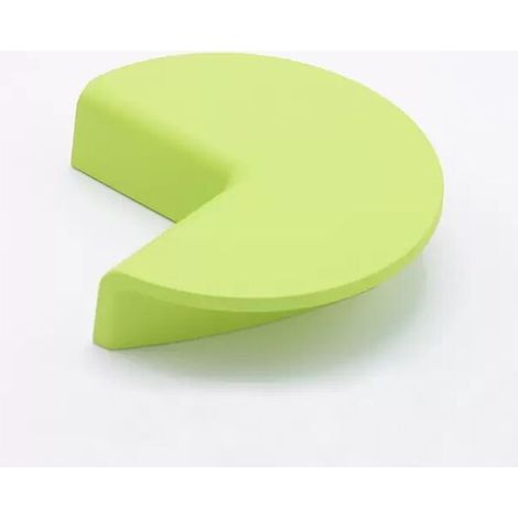 Maniglia a forma di Packman verde in goffrato fine 110x29mm - 321 Pack