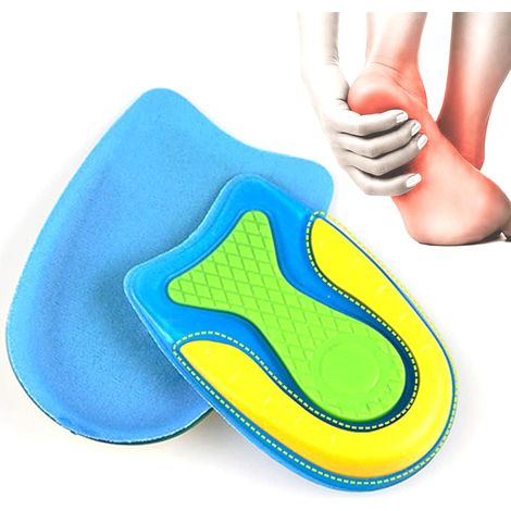 Coussinet talon orthopédique en silicone pour protéger le talon et soulager épine calcanéenne pour chaussures (1/5)