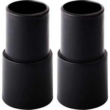 2er-Pack schwarze Universal-Vakuumschlauchadapter und Zubehör von 32 mm auf 35 mm