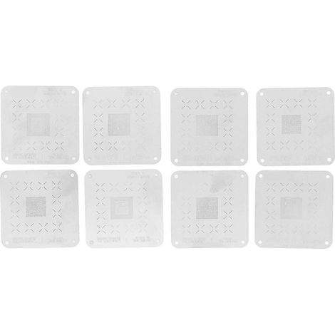 Starkes magnetisches Pflanzwerkzeug aus Zinn, Edelstahl-Reballing-Netz-Set für die Handy-Reparatur für HiSi