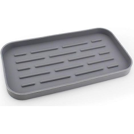 Porte-éponges en silicone - Plateau de rangement pour éponge et savon dans l'évier de la cuisine (1/5)