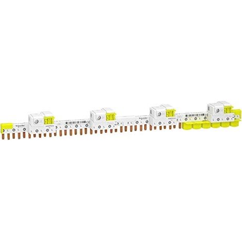 peigne - idt40 - 1p+n - 24 modules - avec connecteur - schneider electric a9xpp624