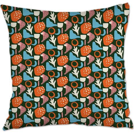 Housses de coussin en polyester résistante  résistant au lavage pour couple mère père famille amis amoureux animaux de compagnie (1/5)