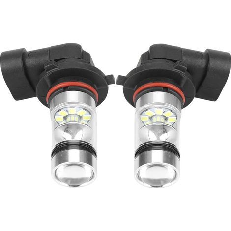 2pcs HB4 9006 White 100W LED Bulbs for Car Fog Lights, Aluminum (1/5)