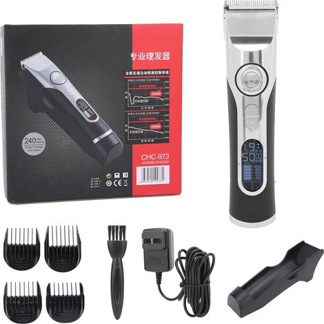Tondeuse à cheveux électrique professionnelle pour salon, coupe-cheveux de coiffure, prise US 100-240V (1/5)