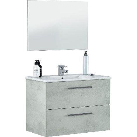 MOBILE BAGNO SOSPESO ARUBA/ARNOLD (DA MONTARE) cm 57 x 60 x 45 Rovere Alaska