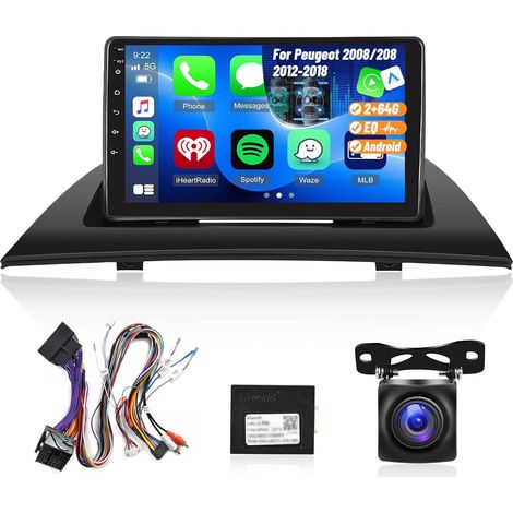 [2G+64G] Autoradio pour X3 E83 2004-2012 avec Carplay et Android Auto, Écran Tactile HD de 9 Pouces avec GPS, WiFi, Bluetooth, EQ, FM RDS (1/5)