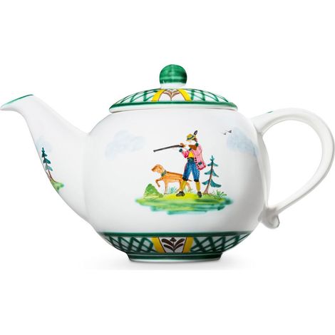 Gmundner Keramik Jagd, Teekanne 1,5 Liter (1/2)