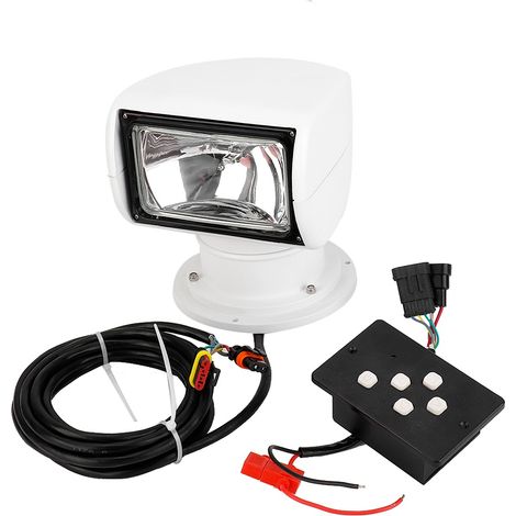 Projecteur de voiture, éclairage au xénon étanche, projecteur télécommandé complet, installation facile, spot pour la police maritime, garde côtière (1/5)