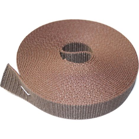 6 m maxi Sangle de volet roulant 23 mm Largeur Marron Petit rouleau pour fenêtre ou porte