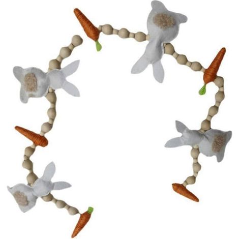 Décoration de Pâques : Lapin et Carottes - Joli ornement décoratif lapin et carotte (1/4)