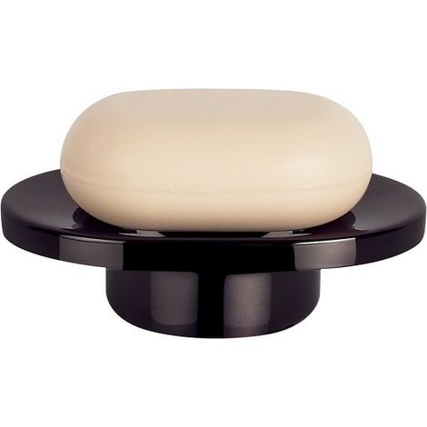 Porte savon Inox NYO Noir titan Spirella (1/2)