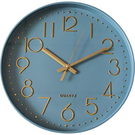 Horloge color block 30,5cm