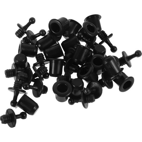 Lot de 20 de Clips de Grille pour Haut-Parleur en Plastique Noir Fixation Solide et Installation Facile pour Projets DIY de Grilles Acoustiques (1/5)