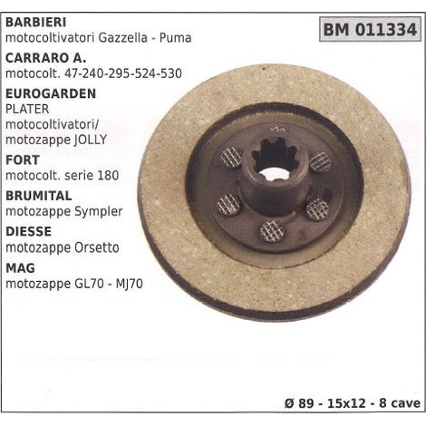 Disco frizione per BARBIERI BRUMITAL EUROGARDEN 011334