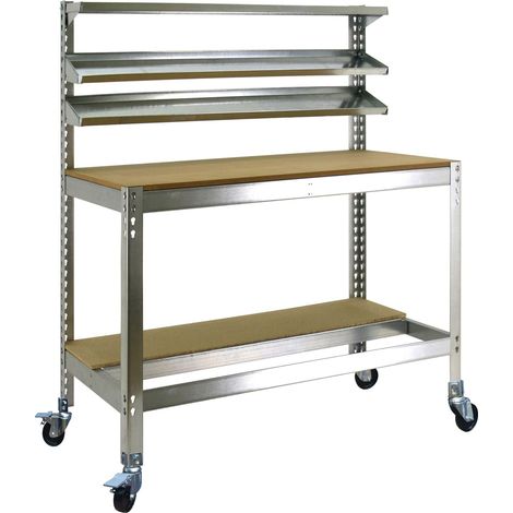 Simonrack Mobiles BT1 Metall-Arbeitsplatte robust 120 kg