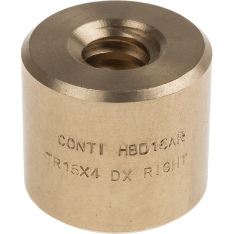 Bague écrou RS PRO, axe de 16mm ( Prix pour 1 )