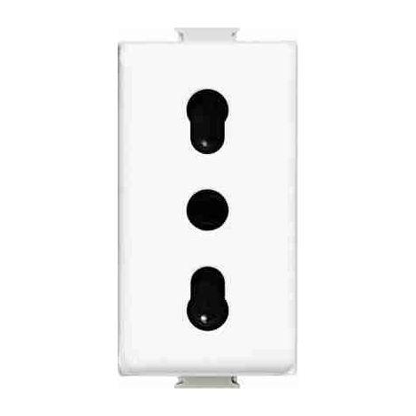 Prise standard italienne BTIAM5180AB 2P+T 16A 250 Vca