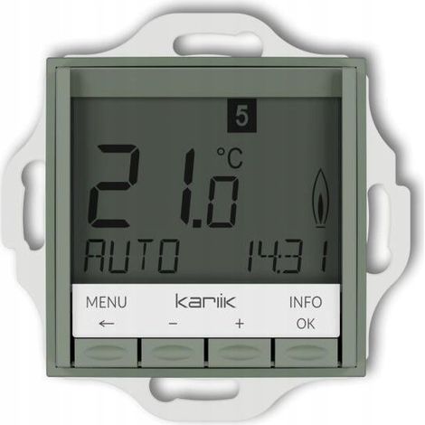 Regolatore di temperatura elettronico Karlik 61mrt-3.1 IP30 programmabile