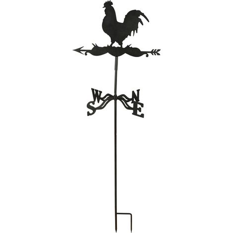 Bandierina segnavento in metallo con un gallo (1/5)