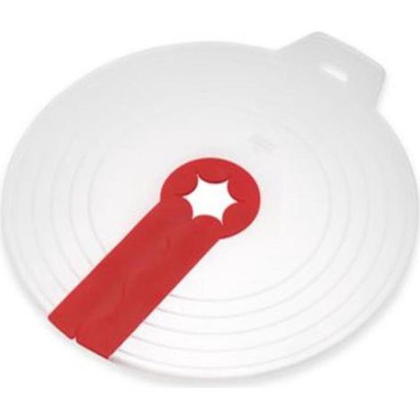 Couvre-splash universel anti-éclaboussures pour poêle, protecteur de cuisson en acier inoxydable, outil de cuisine pour œufs, mixeur, pétrissage et purée, 28 cm (1/5)