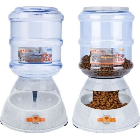 Distributeur de Nourriture et d'eau - EPE TOP - 3.5L - Automatique - Blanc - Intérieur (1/4)
