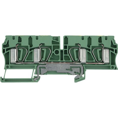 Bloc de jonction de protection Weidmüller ZPE 4/4AN 7904280000-1 vert-jaune 1 pc(s) D15426 (1/5)