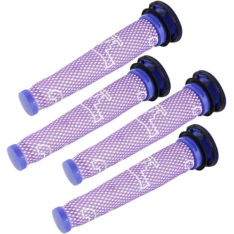 Ersatzfilter-Set für Dyson Staubsauger V8, V7, V6, SV04 und DC58. Dieses Set enthält vier Filter und verbessert die Saugleistung Ihres Dyson Staubsaugers. Ersetzt die Teilenummer 965661-01.